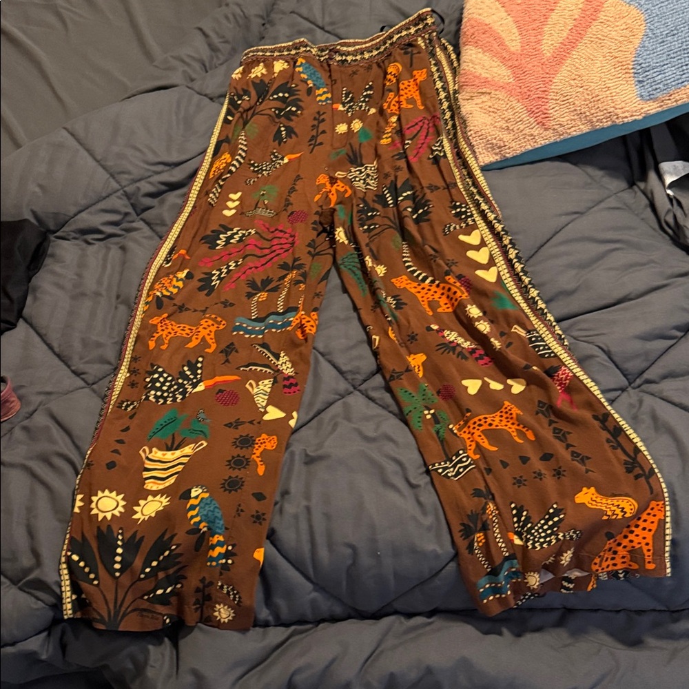 FARM Rio Multicolor Animal Print Pants
